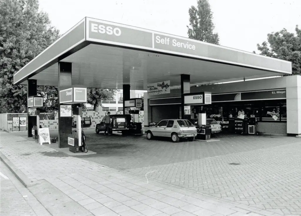Benzinestation in Assen